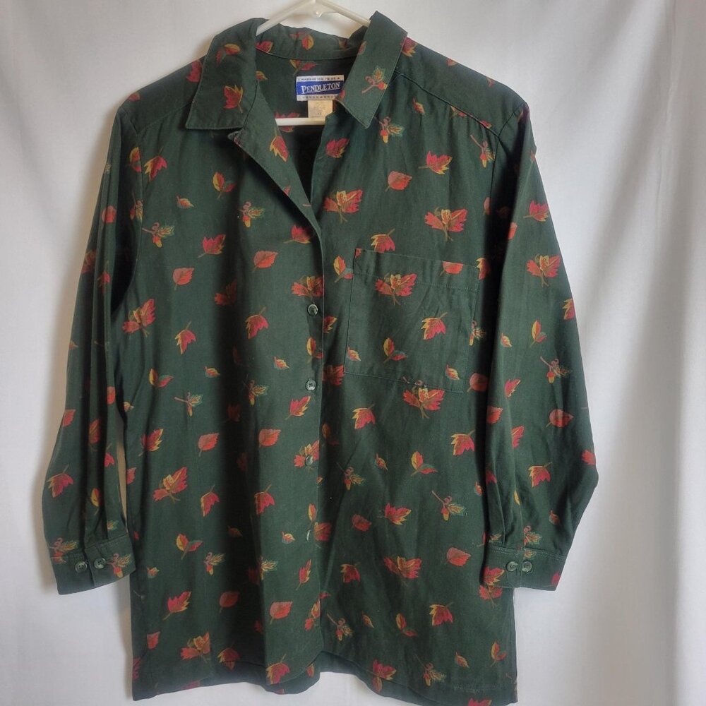 Pendleton Blouse Women’s 12 Button Down Ls Shirt … - image 1